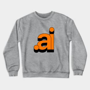 Typography design of Adobe Illustrator Extension .ai Crewneck Sweatshirt